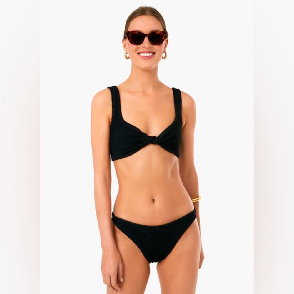 Tuckernuck Hunza G Black Juno Bikini Set
